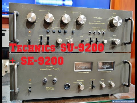 Видео: Technics SU 9200 + SE 9200. Video review with disassembly, видеообзор с разборкой аппарата.