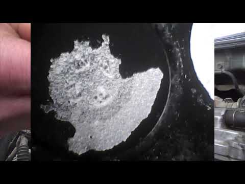 Видео: Тойота Авенсис 1AZ-FSE. Видеоэндоскопия через 1200 км после раскоксовки.