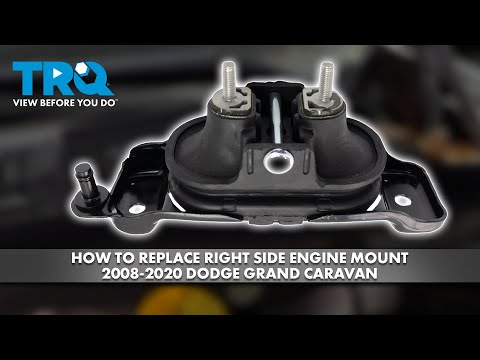 Видео: Как заменить правую опору двигателя Dodge Grand Caravan 2008-2020