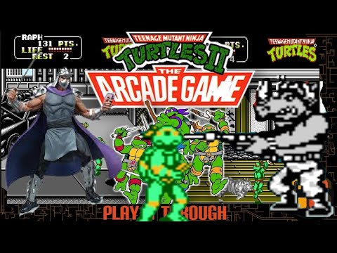 Видео: ЧЕРЕПАШКИ 2 Teenage Mutant Ninja Turtles II: The Arcade Game (NES) + @2ndChannelGO ➤ Прохождение