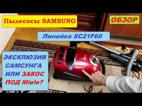 Видео: Обзор пылесоса Samsung SC21F60. Что за редкий зверь?
