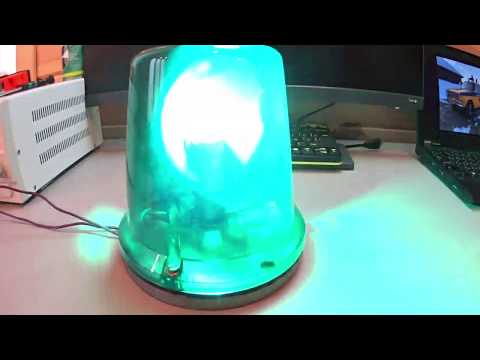 Видео: Зелёный проблесковый маяк FER DDR RUHLA