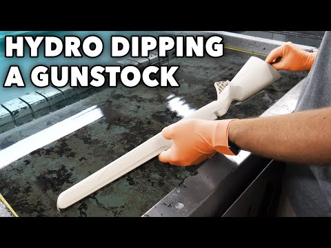 Видео: Как выполнить гидрообработку ружейного ложа в режиме SINGLE DIP (прокатка ружейного ложа)