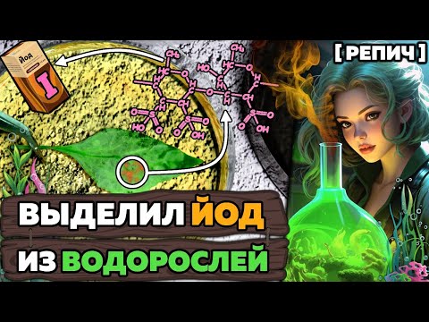 Видео: Выделил ЙОД из МОРСКИХ водорослей 🧪