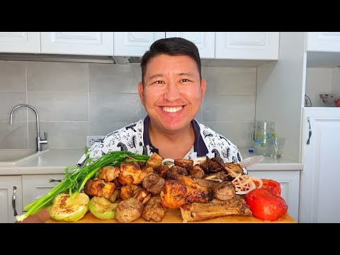 Видео: МУКБАНГ ШАШЛЫК МНОГО МЯСО🤤 ГОВЯДИНА. БАРАНИНА. КУРИЦА Mukbang BARBECUE не АСМР