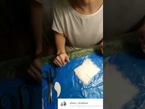 Видео: Крылья Ангела из ваты - МК Елены Шведовой