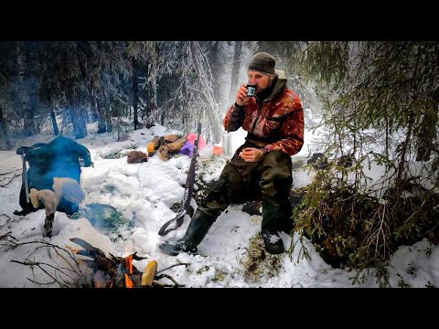 Видео: ПРОРЫВАЮСЬ К КАПКАНАМ. УДАЧА НА ПУТИКЕ.С ТРУДОМ ДОБРАЛСЯ ДОМОЙ. ЖИЗНЬ В ТАЙГЕ.