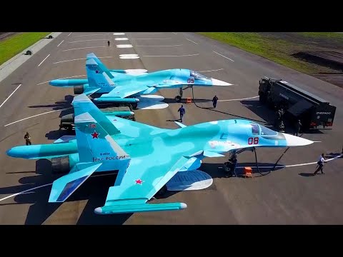 Видео: Sukhoi Su-34 Fullback Supersonic Fighter-Bomber (Сухой Су-34)