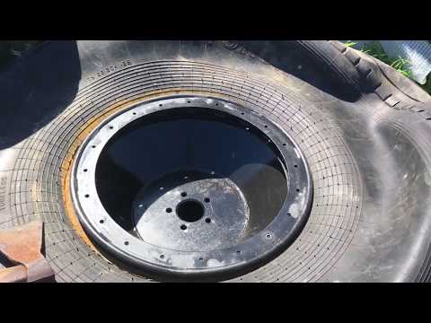 Видео: Диски без камерные с бедлоками под ВИ 3 + Резина Трэкол 130х600.