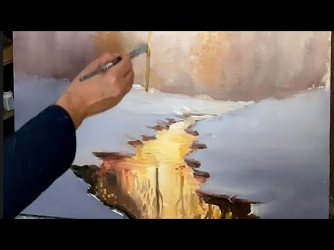 Видео: Как нарисовать пейзаж и как согласовать цвета#картины#искусство