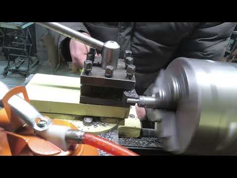 Видео: Изготовление винтов "барашков" на токарном станке ТВ-7