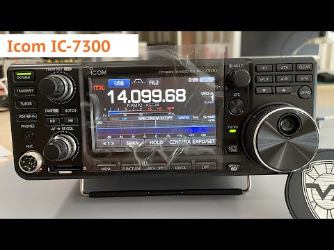 Видео: Трансивер Icom IC-7300. Комплектация, конструкция, управление