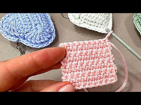 Видео: Два уникальных способа, как связать сердечко крючком 😍