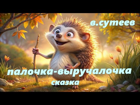 Видео: ПАЛОЧКА-ВЫРУЧАЛОЧКА В.Сутеев/сказка с картинками/сказка для детей на ночь.