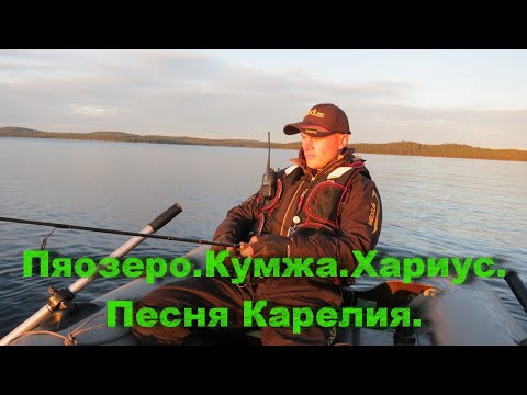 Видео: Пяозеро. Кумжа. Хариус. Трофей.