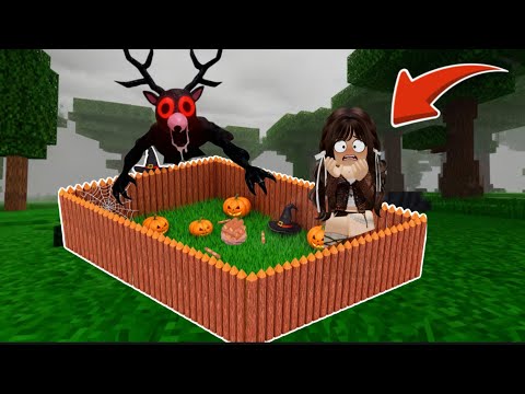 Видео: Я построил самую жуткую базу на Хэллоуин в 99 ночей в лесу (Roblox)
