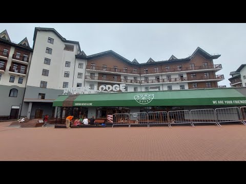 Видео: Обзор отеля Riders Lodge 2* Роза Хутор/Rosa Khutor, Горная Олимпийская деревня 1100 м.(Райдерс Лодж)