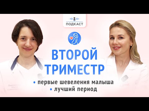 Видео: Малыш уже шевелится? Как протекает второй триместр беременности?| Подкаст | Выпуск № 5