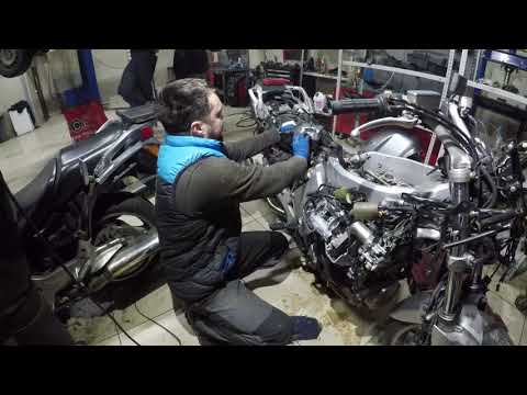 Видео: Ремонт Хонда ST1300 Pan European. Пуск двигателя. Repair Honda ST1300 Pan European