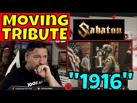 Видео: SABATON - 1916 (Официальный клип) | РЕАКЦИЯ OLDSKULENERD
