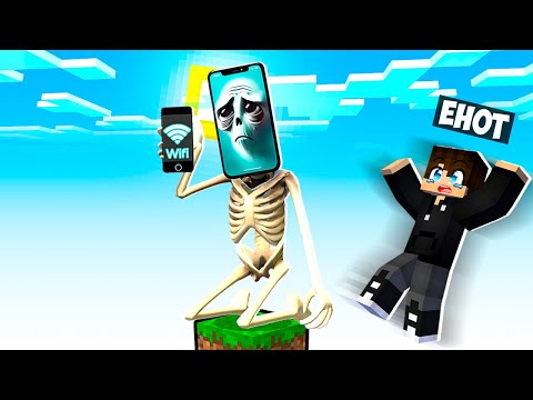 Видео: МАЙНКРАФТ НО НА ОДНОМ БЛОКЕ ПОТ ХОТСПОТ! ЕНОТИК POT HOTSPOT MINECRAFT