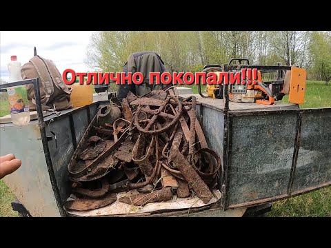 Видео: Лесная дорога,старое урочище.Металлокоп на каракате.