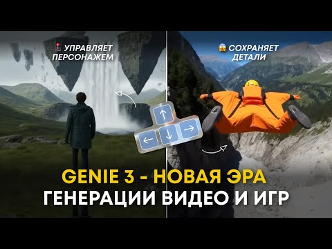 Видео: Genie 3 - ИИ создает МИРЫ с управлением клавиатурой! Новая ЭРА в видео и играх уже близко!