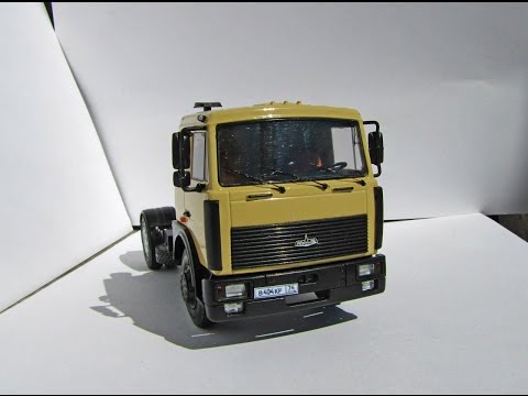 Видео: Масштабная модель грузовика МаЗ-5432 Аист в масштабе 1:43