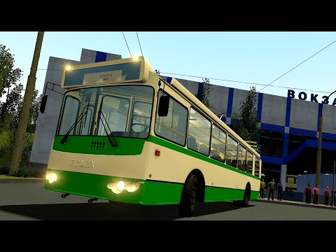 Видео: Обзор троллейбуса ЗиУ 682Г-016 карта Сумы ATROLL