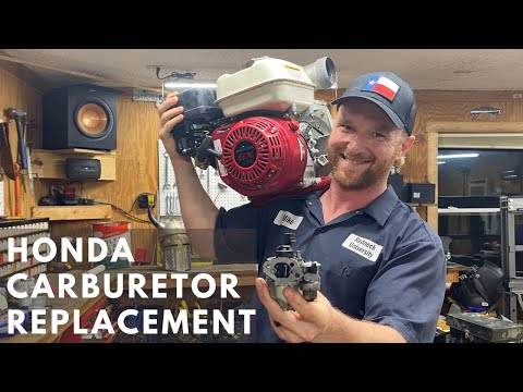 Видео: Замена карбюратора Honda GX200