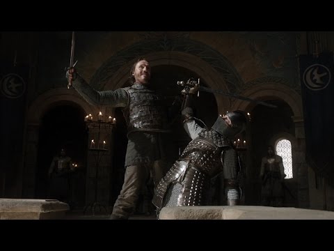 Видео: Дуэль Бронна и Сира Вардиса (Ser Vardis vs Bronn)