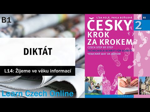 Видео: Чешский шаг за шагом 2 (B1) – Урок 14 – ДИКТАНТ