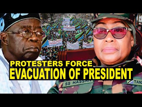 Видео: Тинубу и нигерийцы могут извлечь урок из протестов в Танзании, поскольку Хасана эвакуируют из дво...