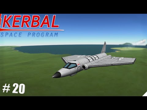 Видео: Kerbal Space Program серия-20 | Реактивный самолет нового поколения