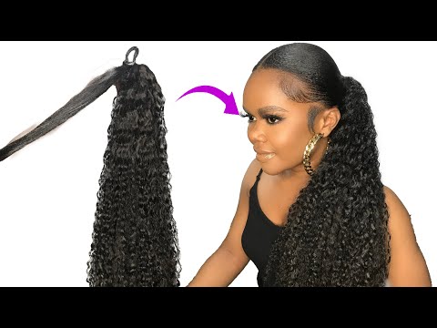 Видео: СЪЕМНАЯ прическа «конский хвост» менее чем за 30 минут / бюджетная