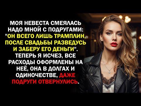 Видео: Моя невеста смеялась надо мной с подругами: "Он всего лишь трамплин, после свадьбы...