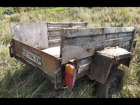 Видео: Повертаємо до життя старий причіп, після 6-ти років стоянки.