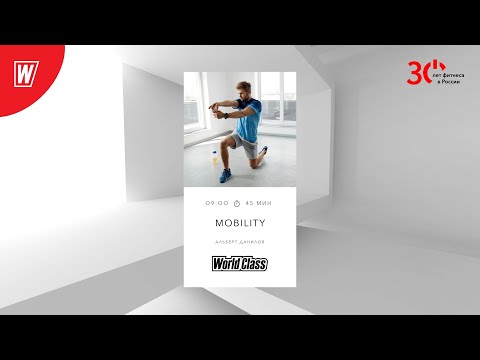 Видео: MOBILITY с Альбертом Даниловым | 12 декабря 2023 | Онлайн-тренировки World Class