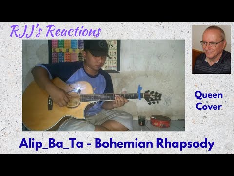 Видео: Alip_Ba_Ta Bohemian Rhapsody (кавер на гитару в стиле Queen Fingerstyle) 🇨🇦 Реакция RJJ's