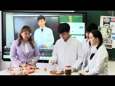 Видео: "Ағзадағы кейбір элементтерді анықтау" Тажмаганбетова Мирамгуль Жамбыловна