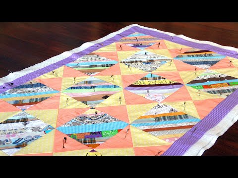 Видео: Как подготовить покрывало к стежке? Этапы сборки лоскутного одеяла