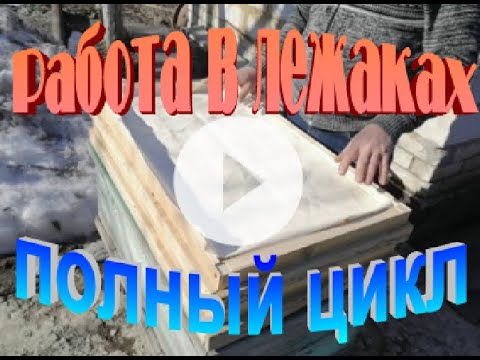 Видео: Принцип работы в ульях лежаках полный цикл  Work in beehives loungers from A to Z