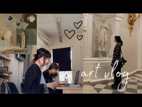 Видео: art vlog♡ неделя в академии Штиглица, мастерская, искусство, скоро сессия