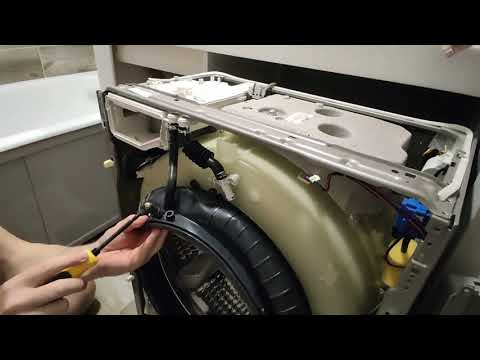 Видео: Замена манжеты на стиральной машине Haier HW60-BP12929BS