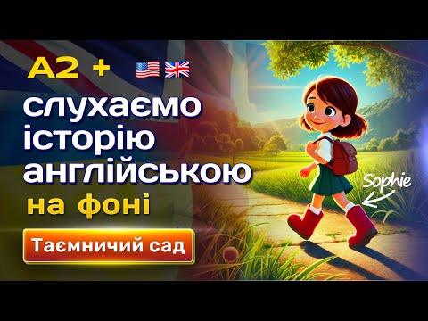 Видео: Проста історія англійською🔊Тренуємо англійську на слух🎧Софі та Таємничий сад⛺#english #англійська