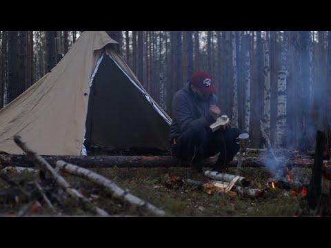Видео: Кемпинг на берегу реки, кукса.