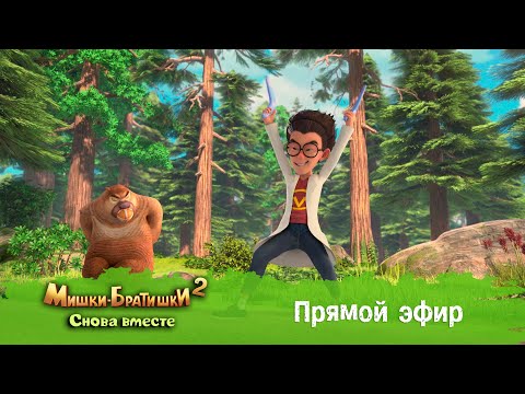 Видео: Мишки-Братишки. Снова вместе - Серия 27 - Прямой эфир - Мультик - Продолжение Медведи-соседи