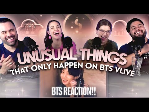 Видео: Реакция BTS на «Необычные вещи, которые случаются только в трансляциях BTS Vlive» — Это было здор...
