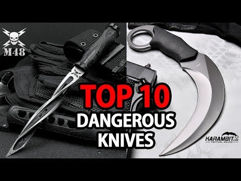 Видео: 10 самых опасных и смертоносных ножей в мире | My Deal Buddy