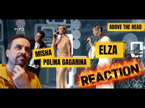 Видео: Полина Гагарина, Эльза Сабирянова и Миша Михайлов -- Выше головы REACTION